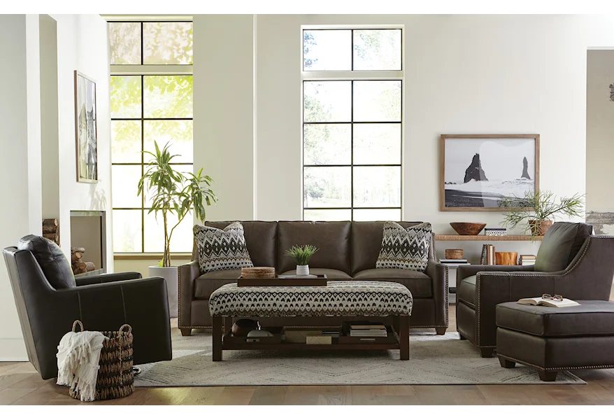 L702950BD Living Room Group  by Hickorycraft at Malouf Furniture Co.