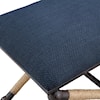 Uttermost Accent Furniture - Benches Firth Small Navy Fabric Bench