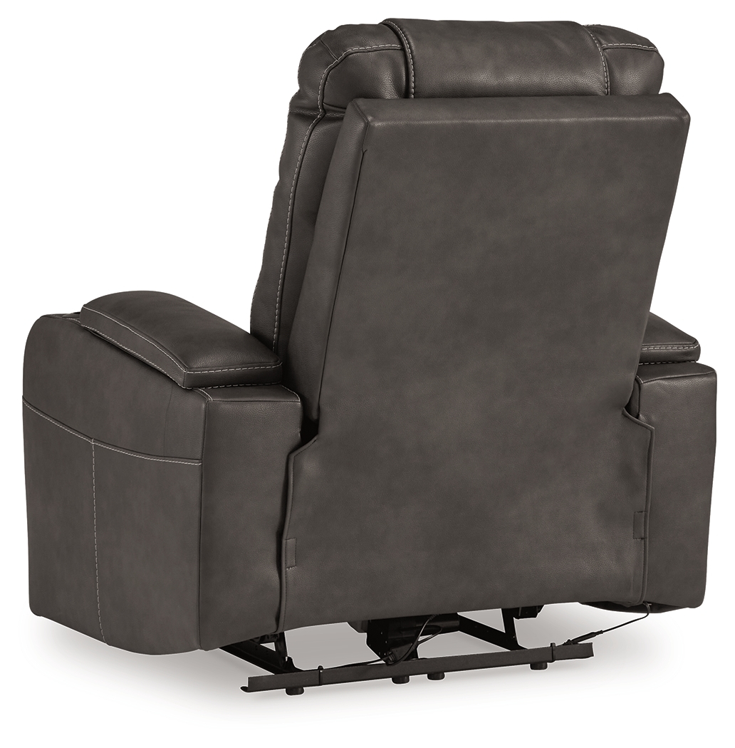 Signature Design by Ashley Feazada Pwr Recliner/Adj Headrest