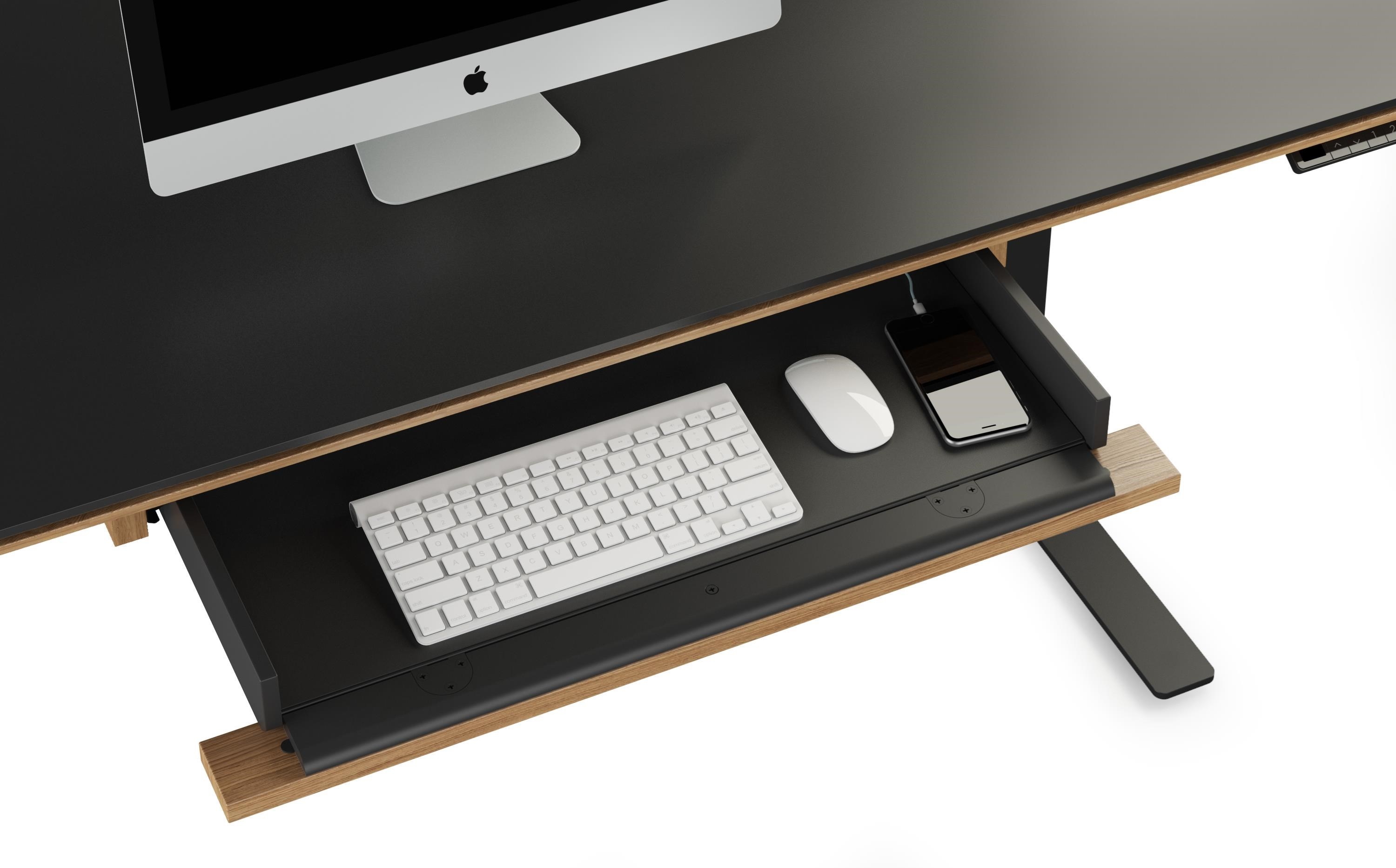 Lift Standing Desk w/Keyboard Storage Drawer