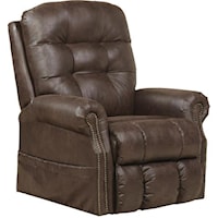 Transitional Power Lift Lay Flat Recliner with Heat & Massage