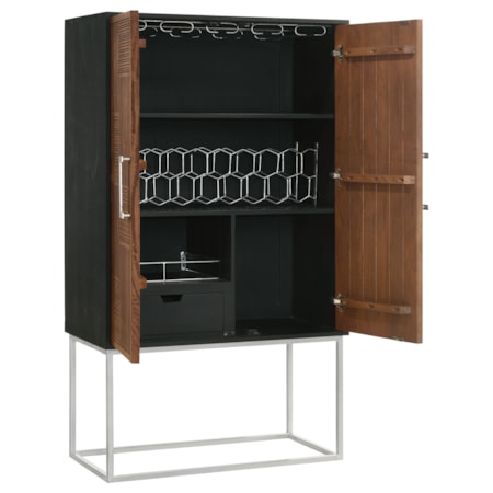 Home Bar Cabinet Wine Storage and