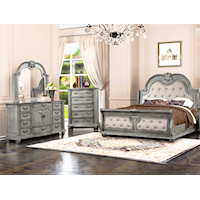 Traditional 4-Piece Queen Bedroom Set