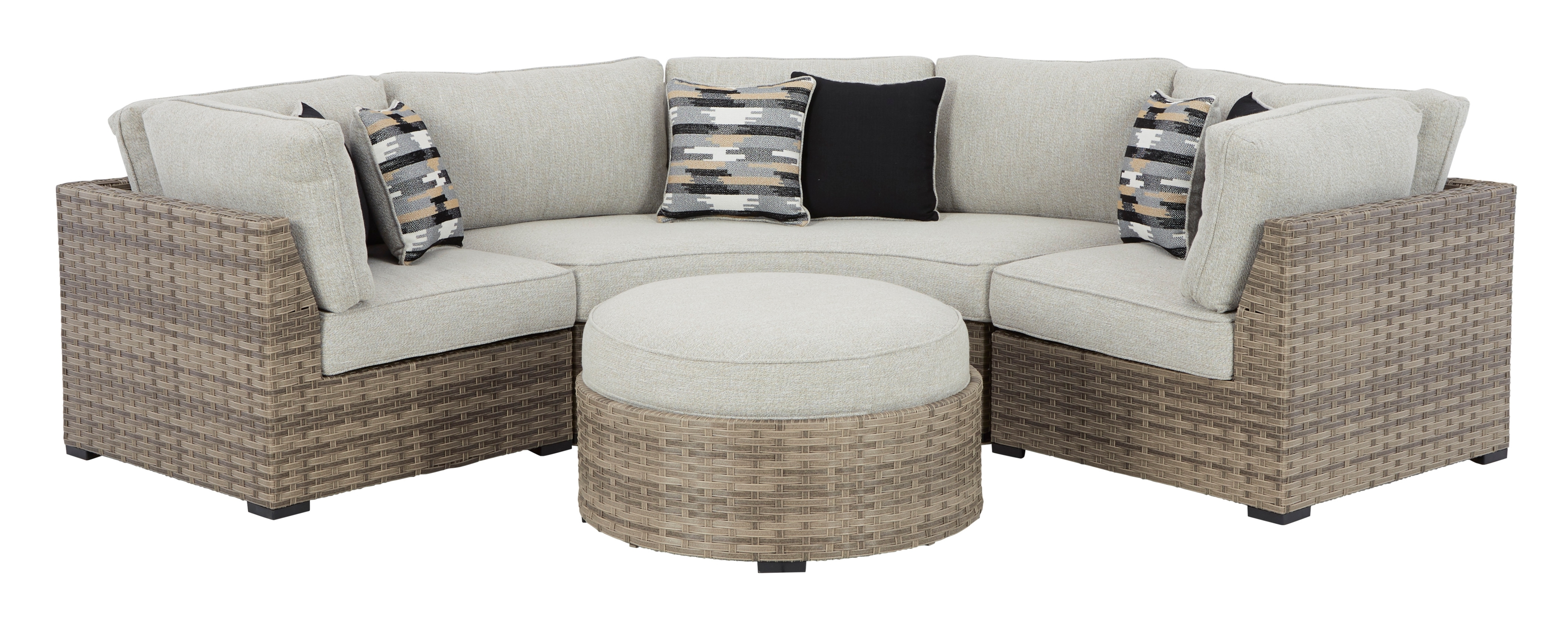 Signature Design by Ashley Calworth P458P9 3Piece Outdoor Sectional