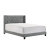 Crown Mark Makayla Upholstered Queen Platform Bed 