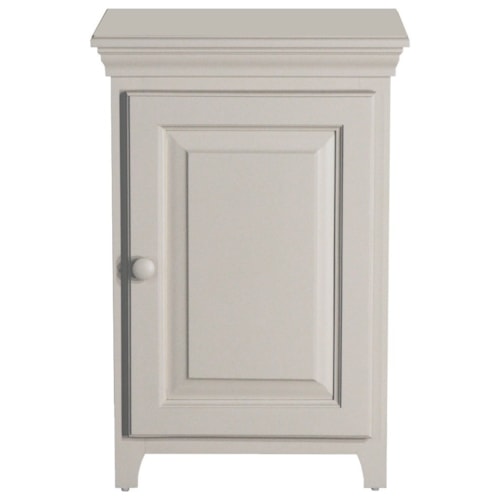 Solid Pine 1 Door Cabinet with 1 Adjustable Shelf