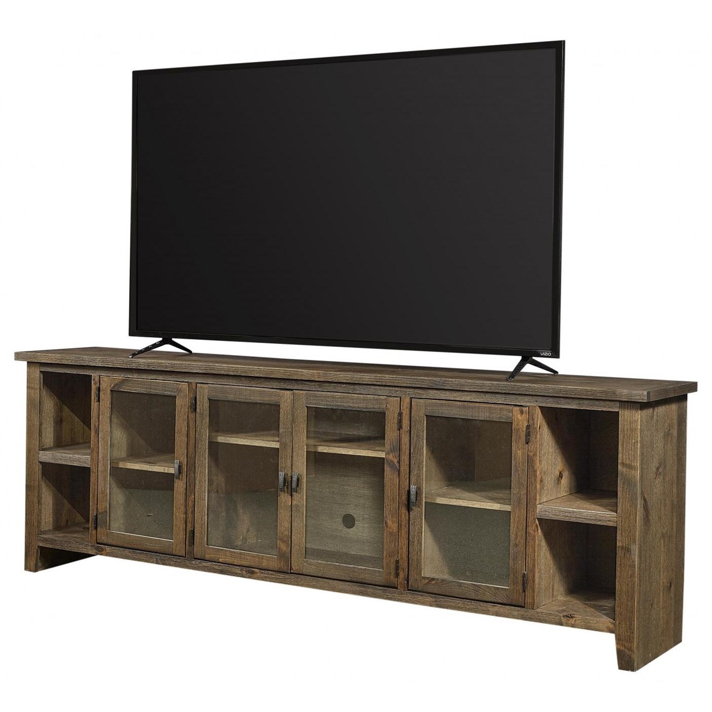 Aspenhome Grove Rustic 97" TV Stand with Storage Crowley Furniture