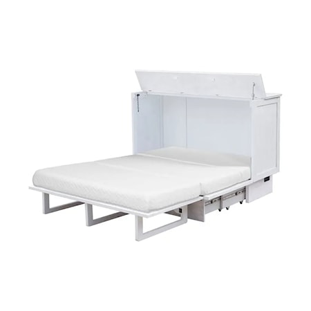 Queen-Size Sleep Cabinet w/Mattress Included