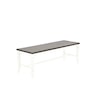 Canadel Champlain Two-Tone Dining Bench