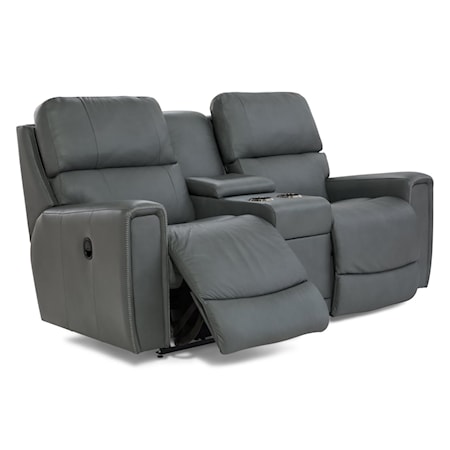 Power Reclining Loveseat w/ Headrest &amp; Cons