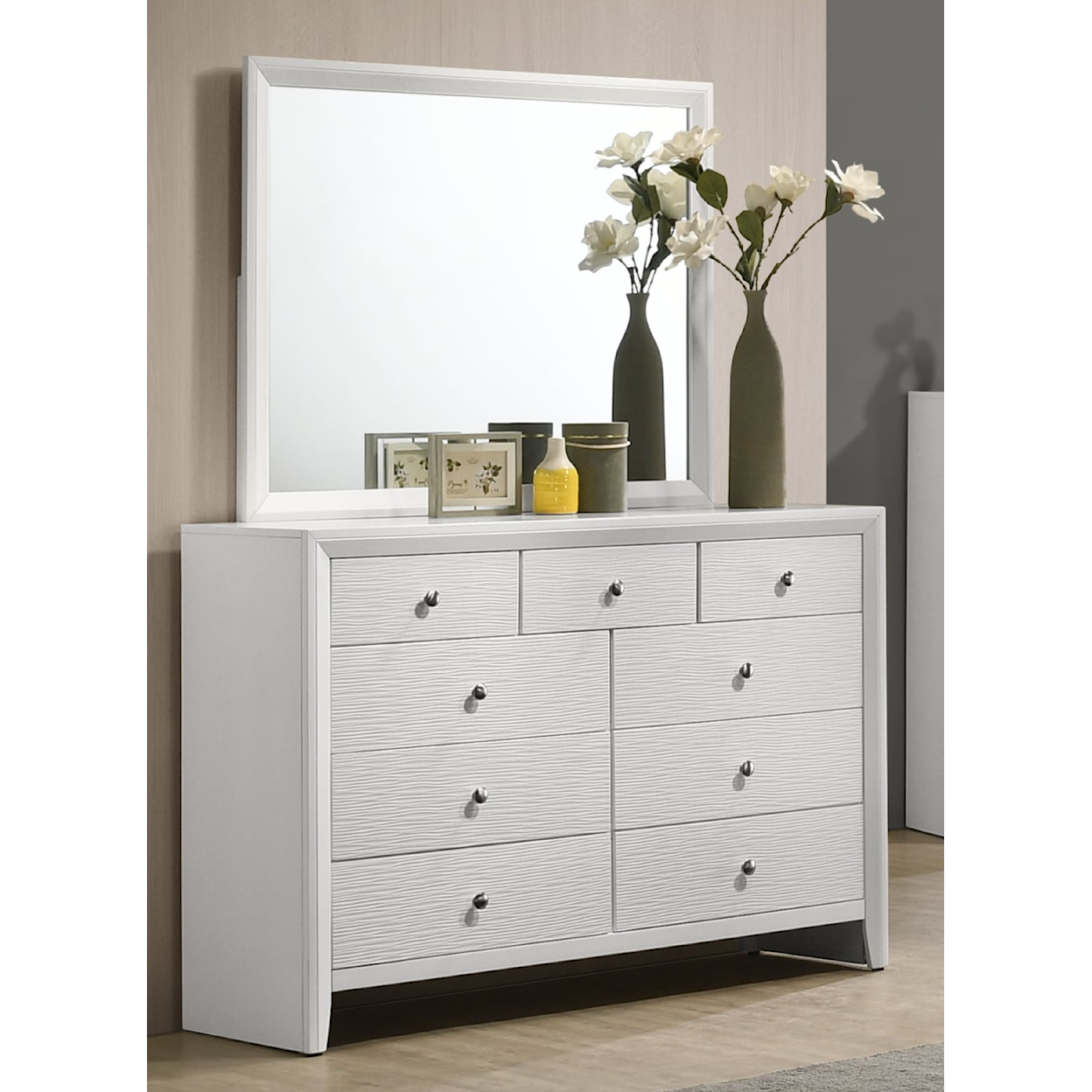 Crown Mark Evelyn EVELYN WHITE DRESSER |