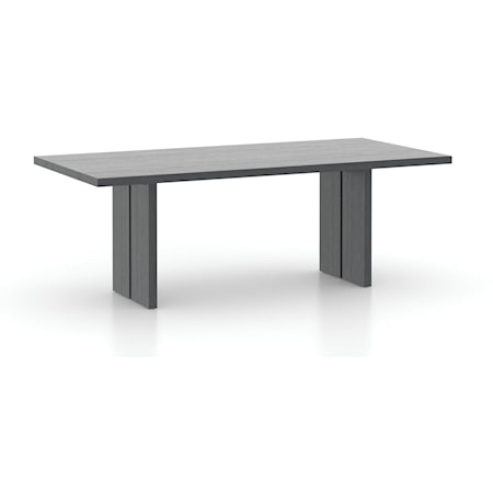 Contemporary Rectangular Wood Dining Table