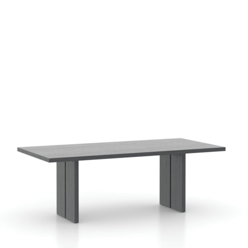 Contemporary Rectangular Wood Dining Table