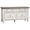 Liberty Furniture Heartland 5-Drawer Credenza