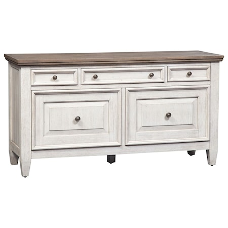 5-Drawer Credenza