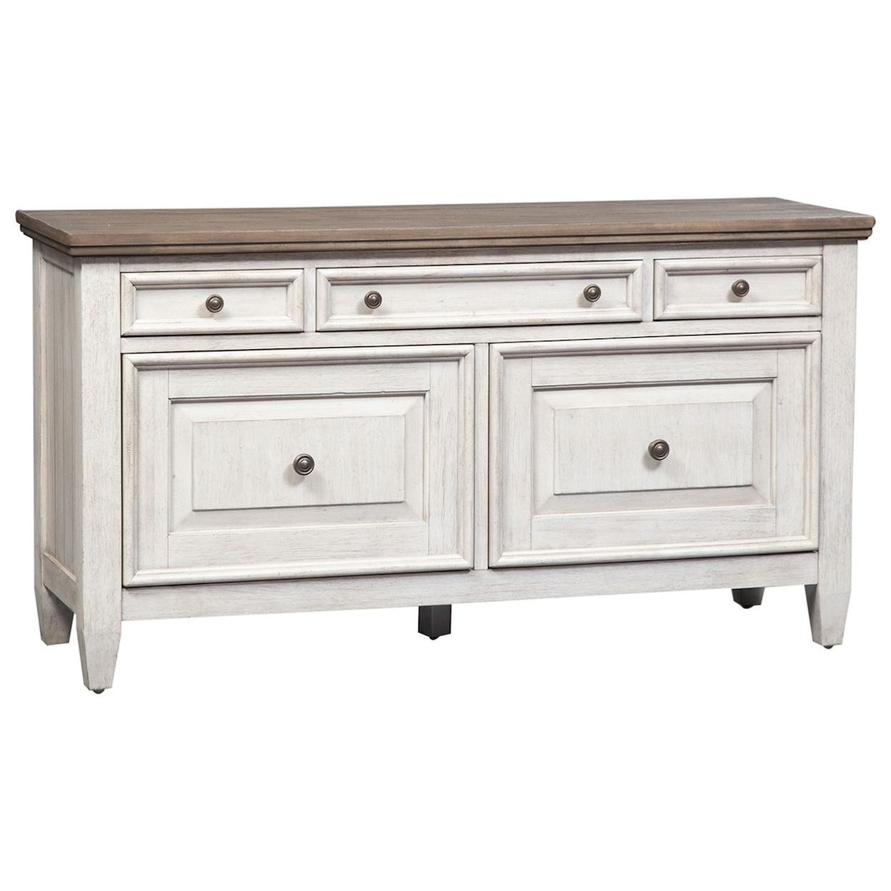 Liberty Furniture Heartland 5-Drawer Credenza