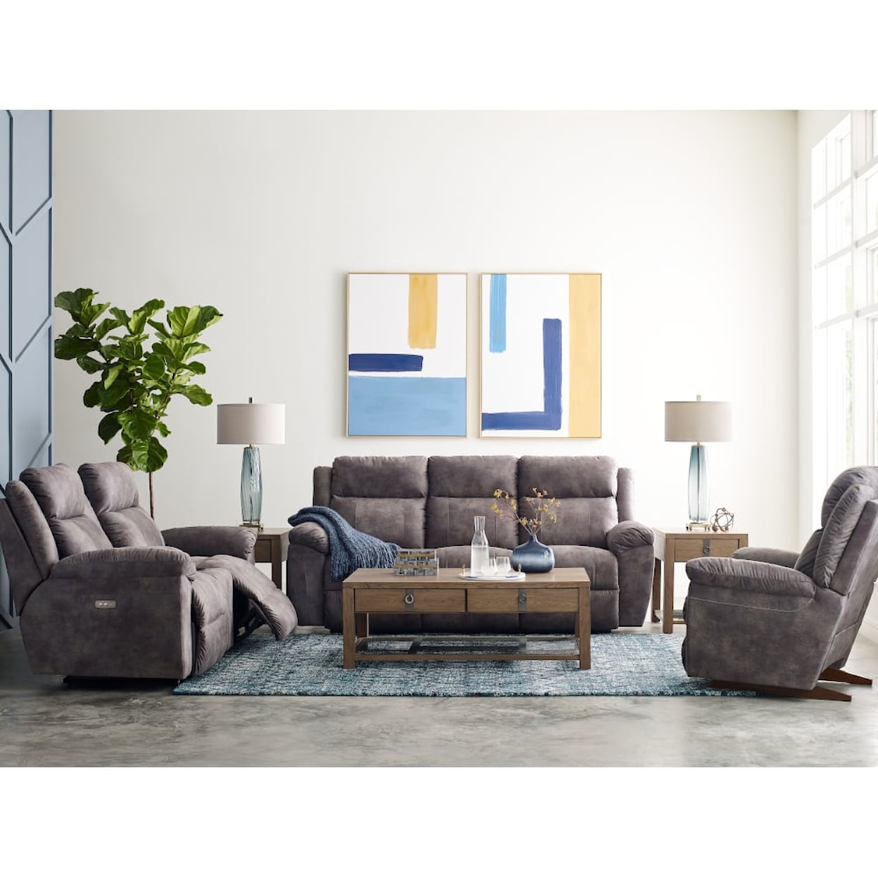 La-Z-Boy Joel Power Reclining Sofa w/ Headrest