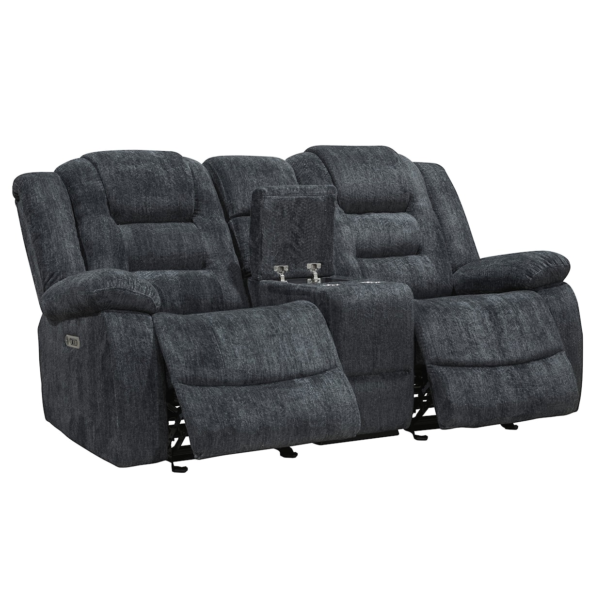 Paramount Living Bolton Loveseat Manual Glider with console