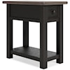 Ashley Signature Design Tyler Creek Chair Side End Table