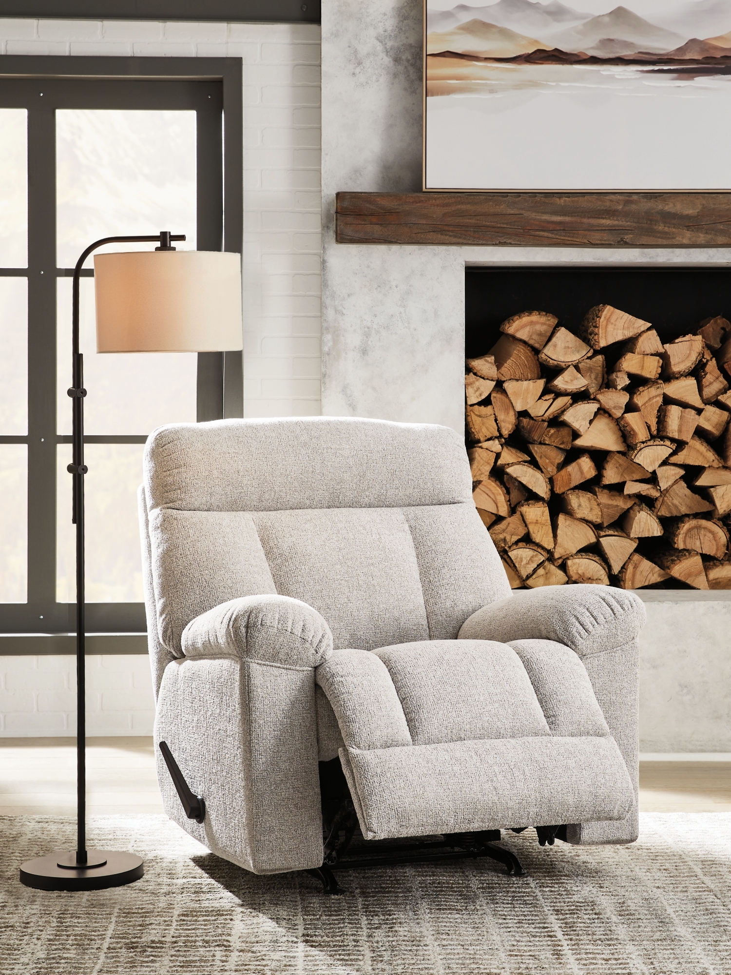 Signature Design by Ashley Hoyne Park Rocker Recliner