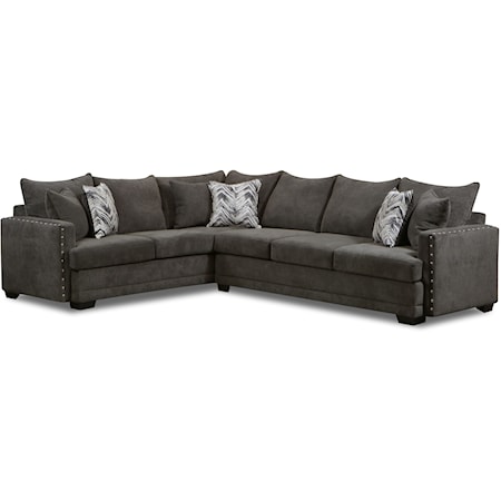 Chevy Transitional 2-Piece L-Shaped Sectional