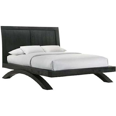 Modern Queen Bed In Black