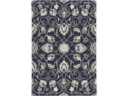 2' x 3' Navy Rectangle Rug