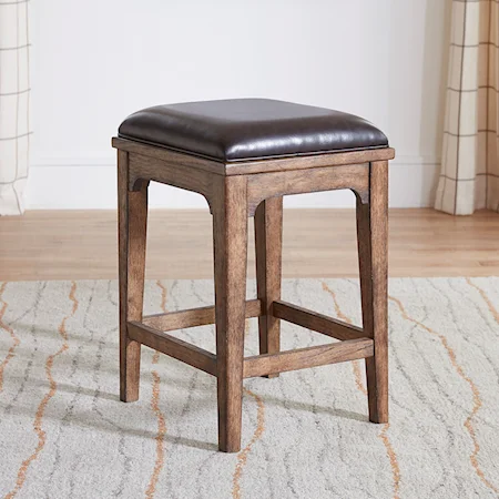 Transitional Console Stool