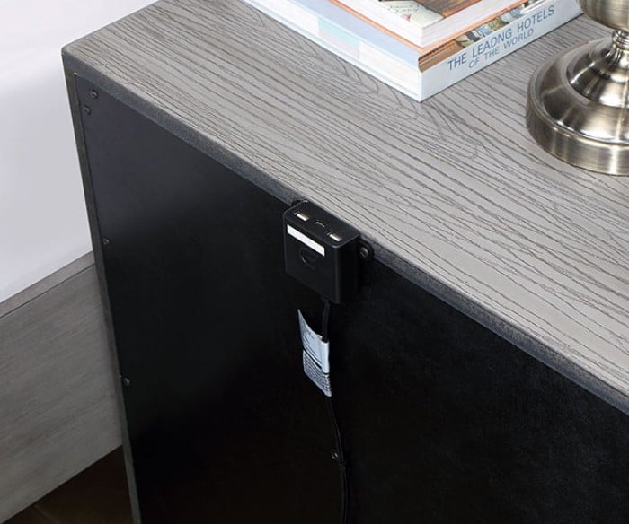 Gray Nightstand