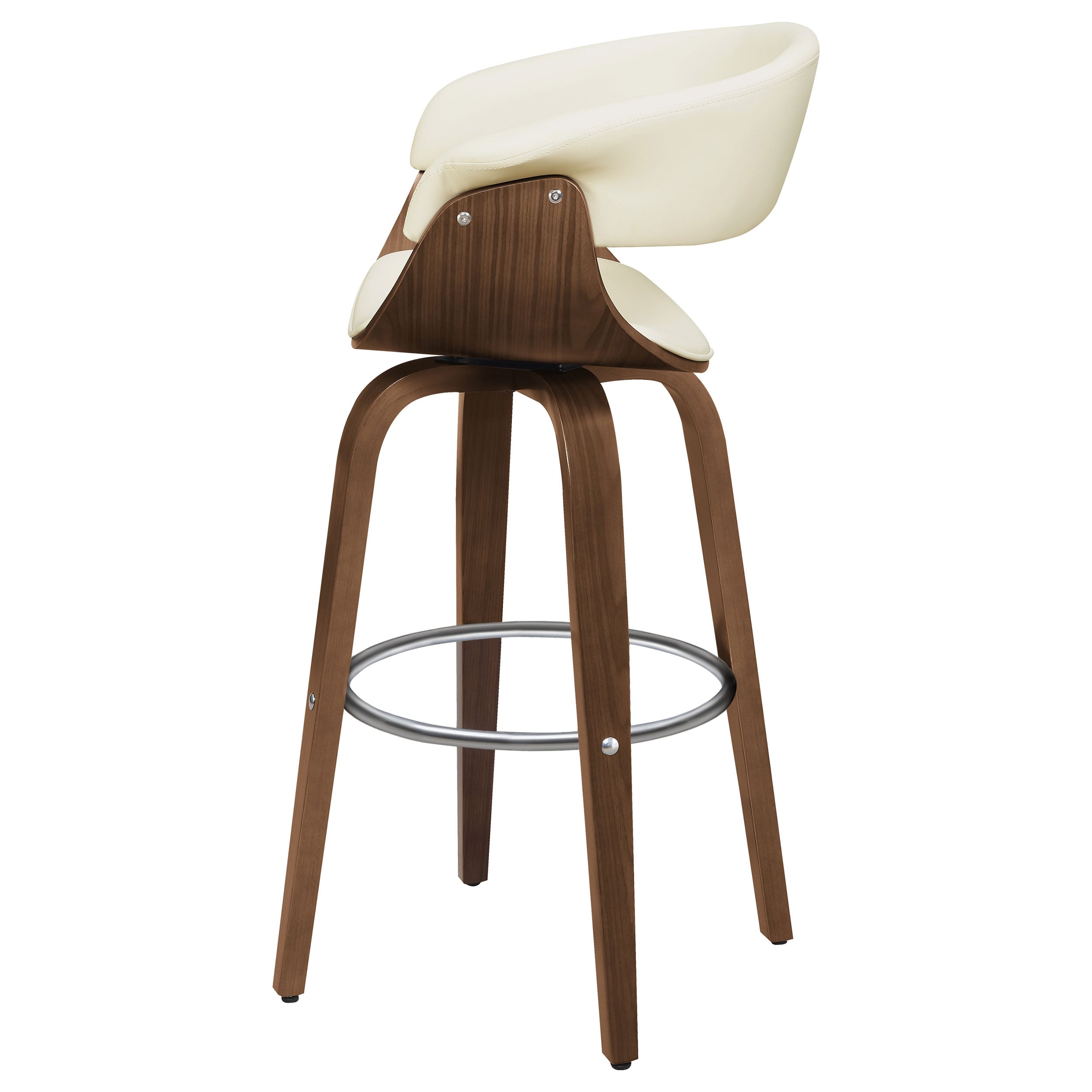 Zion Swivel Bar Stool and Ecru