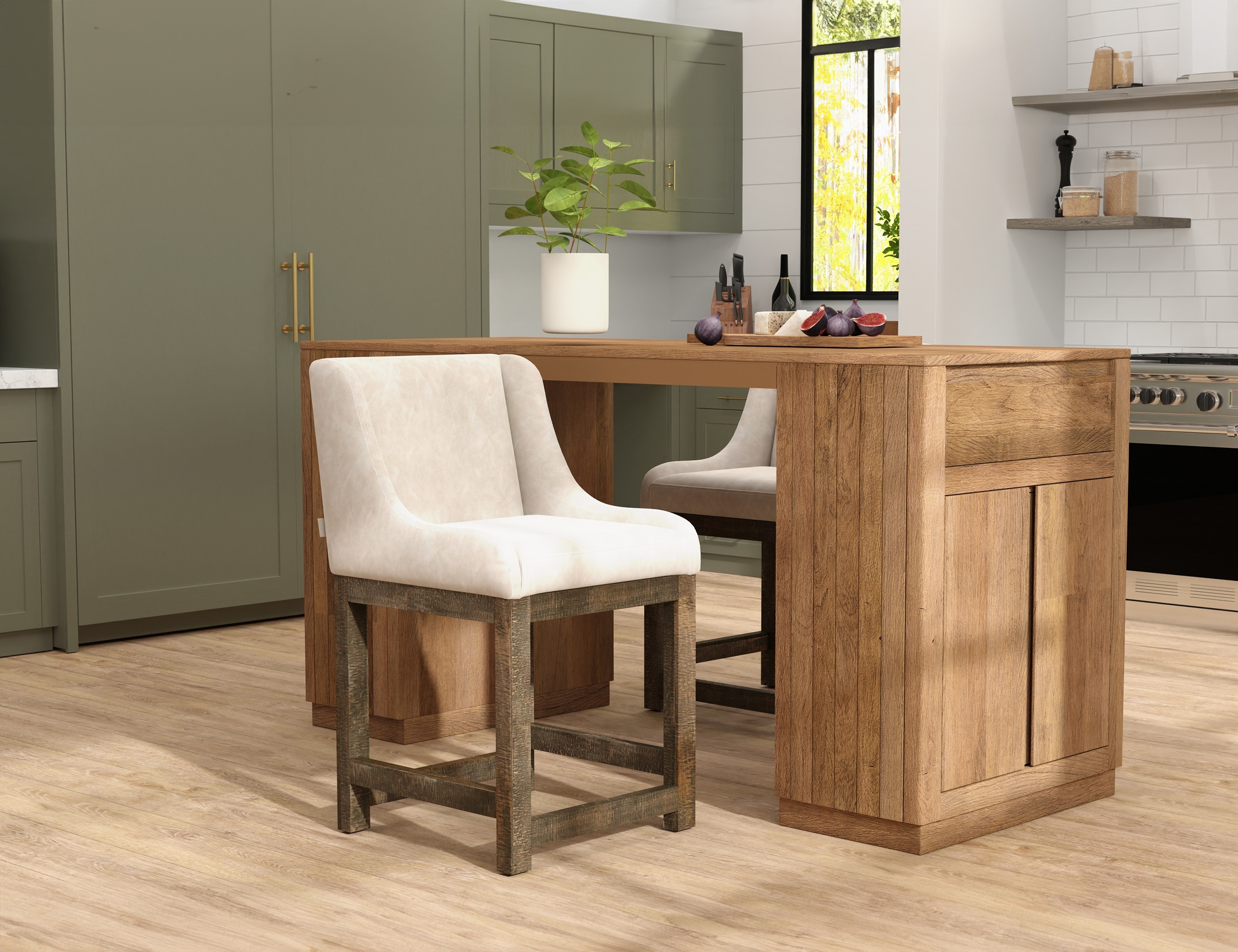 Upholstered 24" Barstool