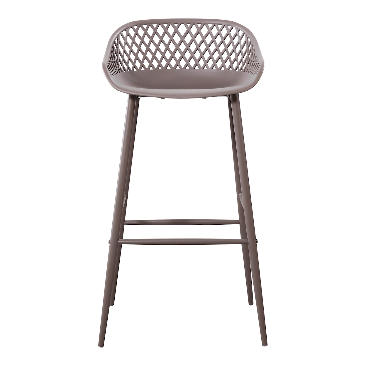 Moe's Home Collection Piazza Piazza Outdoor Barstool Grey-M2