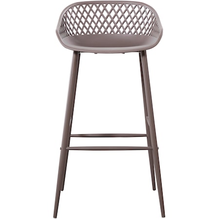 Piazza Outdoor Barstool Grey-M2