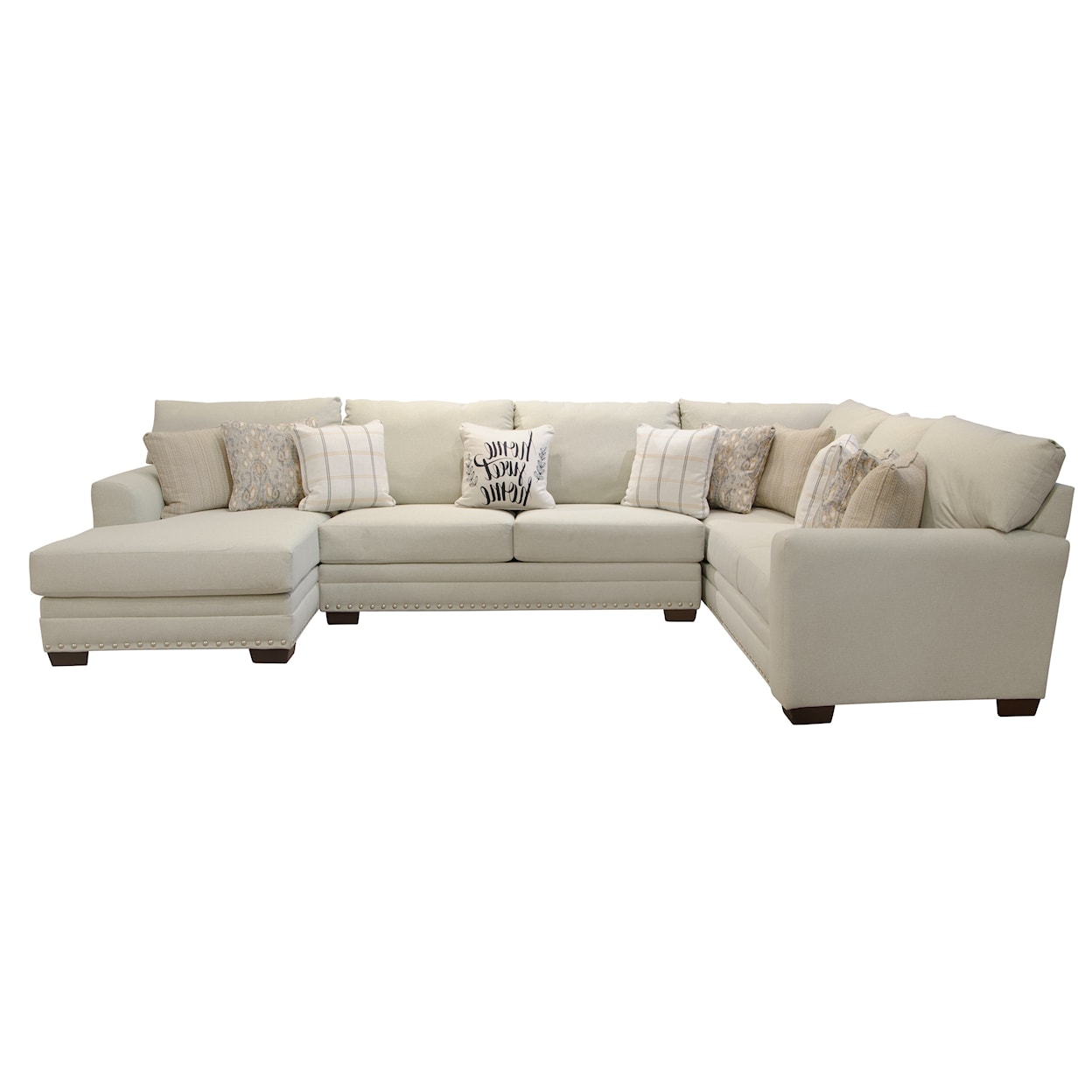 Cottage Chic Beige Piece Left Arm Facing Sectional Bob's, 47% OFF
