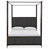 Modus International Lucerne King Canopy Bed in Vintage Coffee