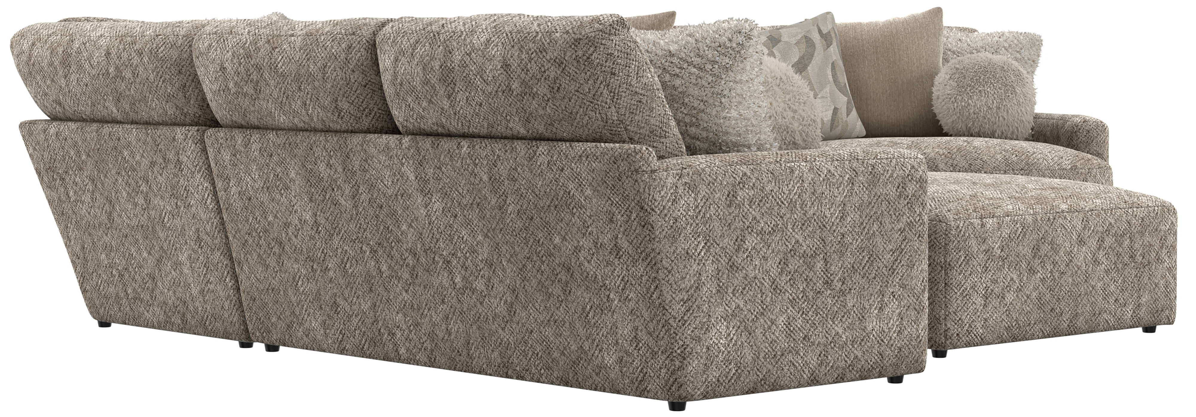 Jackson Furniture Turner 6-Piece Sectional Sofa with Cocktail Ottoman