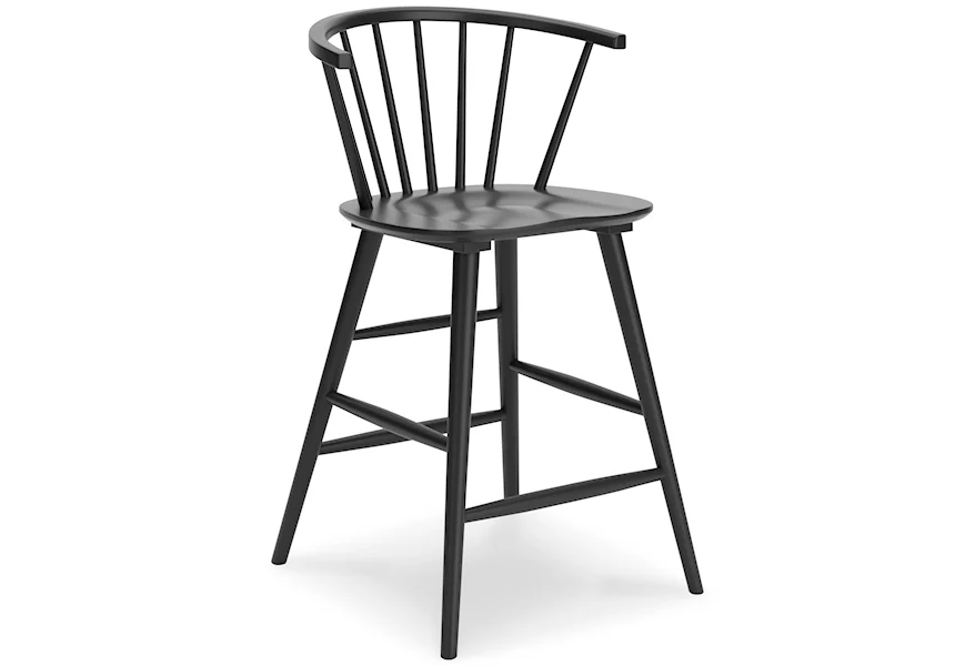 Otaska Counter Height Stool by Signature Design by Ashley at VanDrie Home Furnishings