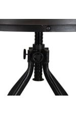 Powell Hawkford Industrial Hawkford Round Adjustable Bar Table