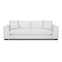 Contemporary Sofa with Two Arm Pillows