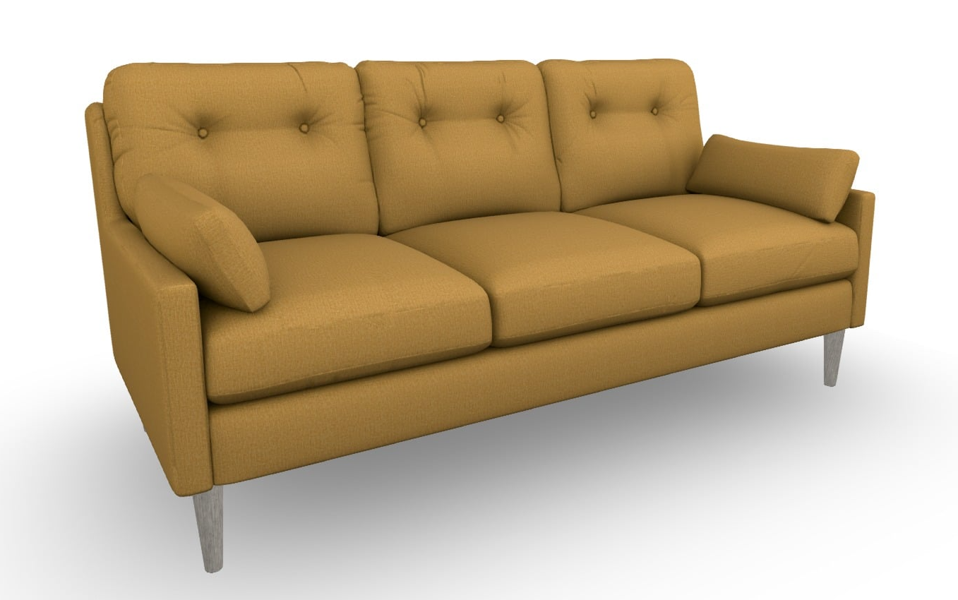 Best Home Furnishings Trevin S38R Stationary Sofa With Two (2) Pillows