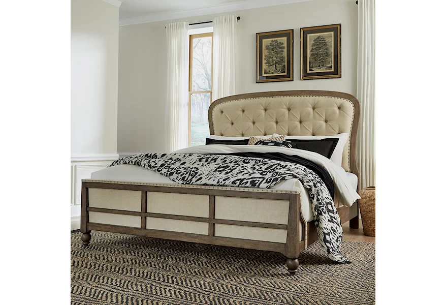 Americana Farmhouse King Shelter Bed by Liberty Furniture at Reeds Furniture