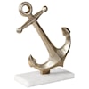 Uttermost Accessories - Statues and Figurines Drop Anchor Antique Gold Sculpture