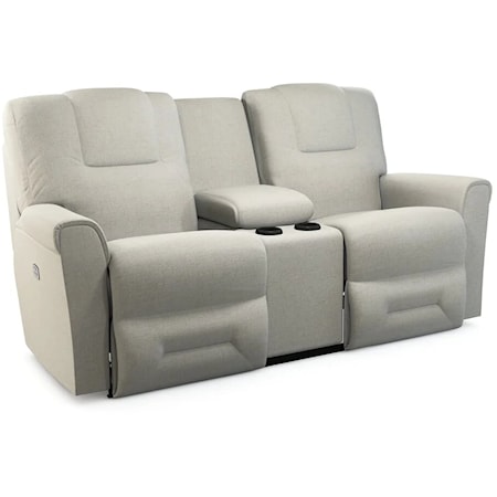 Easton Power Reclining Loveseat w/ Headrest & Console