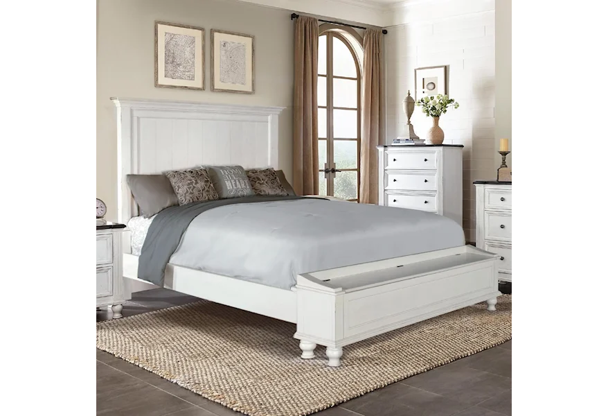 Carriage House Queen Storage Bed by Sunny Designs at Conlin's Furniture