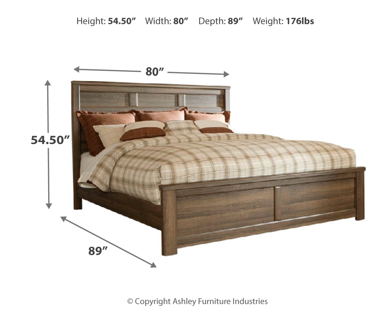 King Panel Bed