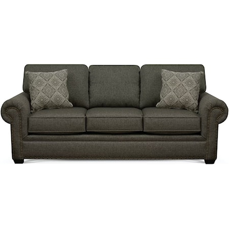 Sofa with Nailhead Trim