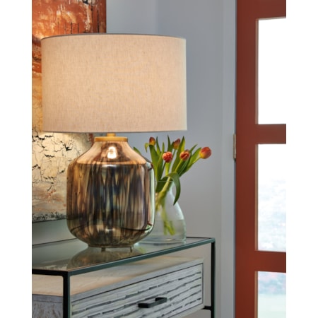 Glass Table Lamp