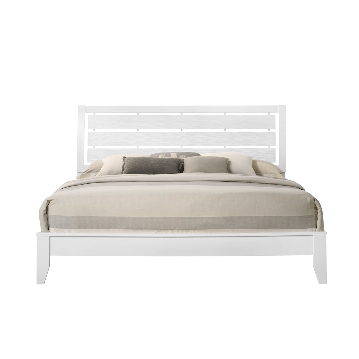 Crown Mark Evelyn EVELYN WHITE KING BED |