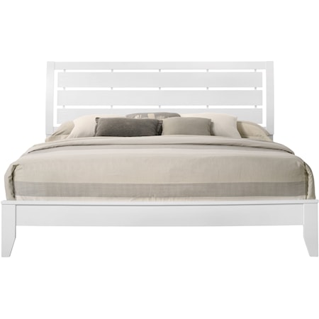 EVELYN WHITE KING BED |