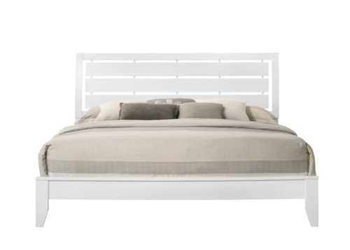 Contemporary King Panel Bed